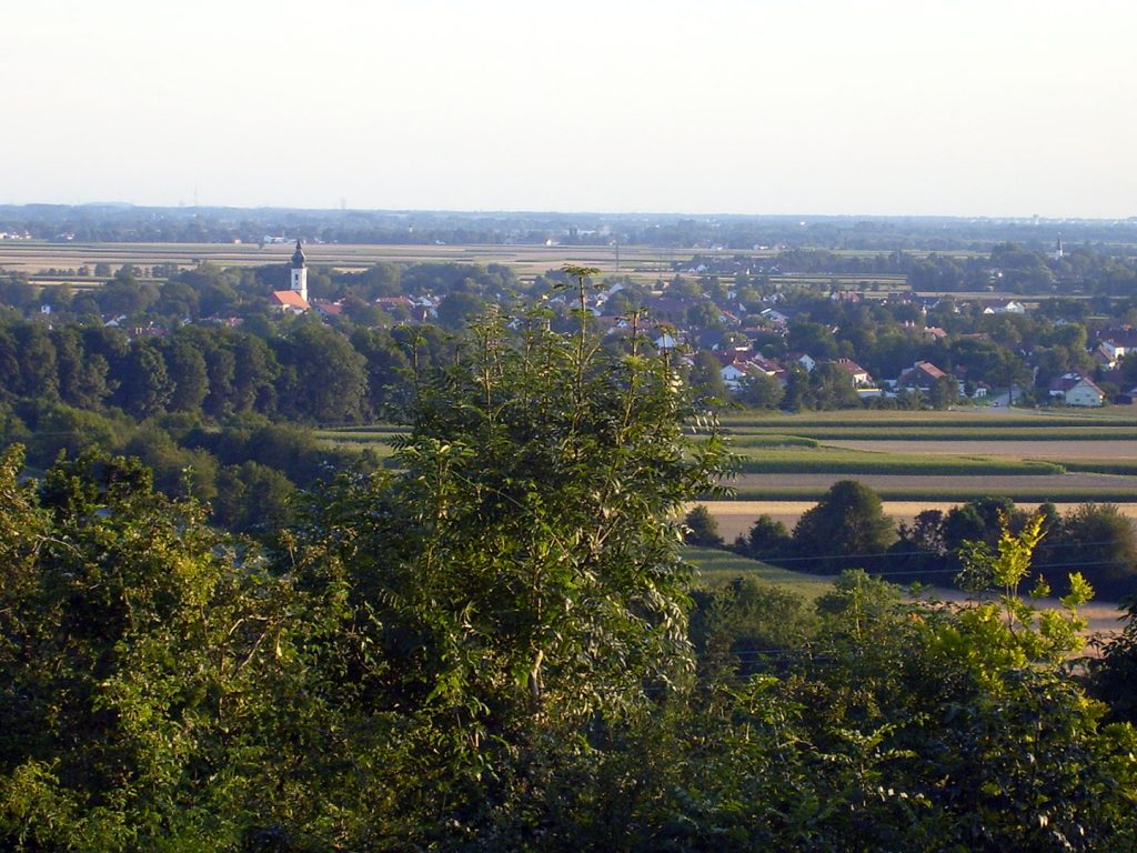 Blick über Langenpreising