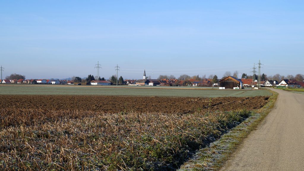 Zustorf vom Thenner See kommend